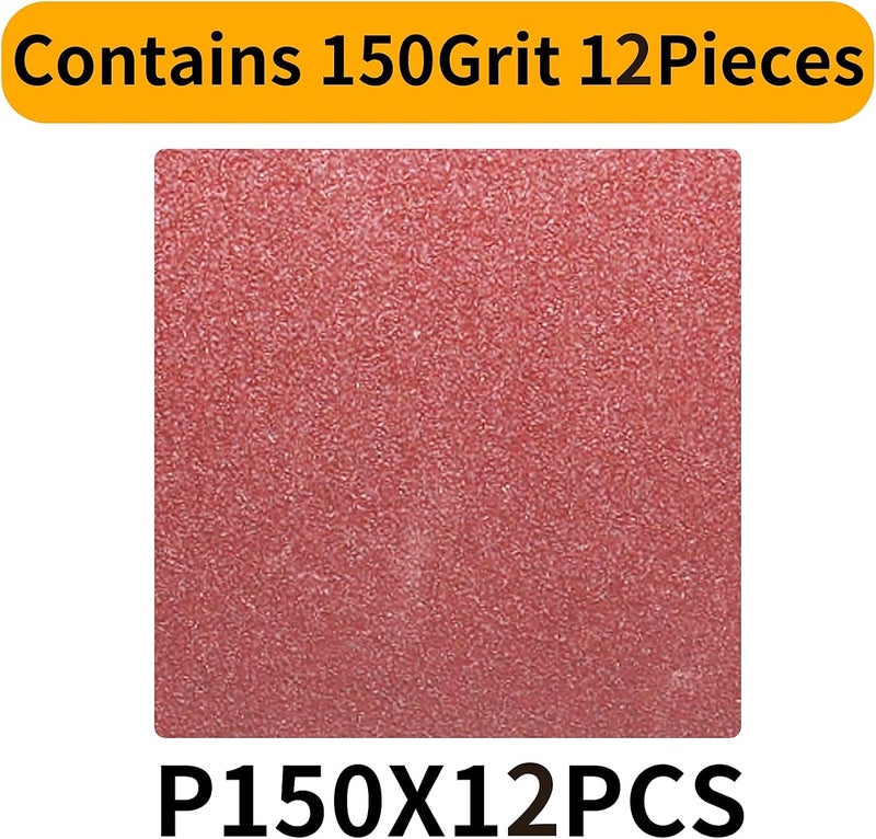 POTUINOM 3 x 21 Inch Sanding Belt 150 Grits - 12 Pack Belt Sander Belts Aluminum Oxide Sanding Belts Best for Sanding Wood,Metal and Paint - Image 3